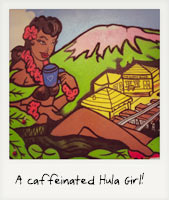 A caffeinated hula girl!