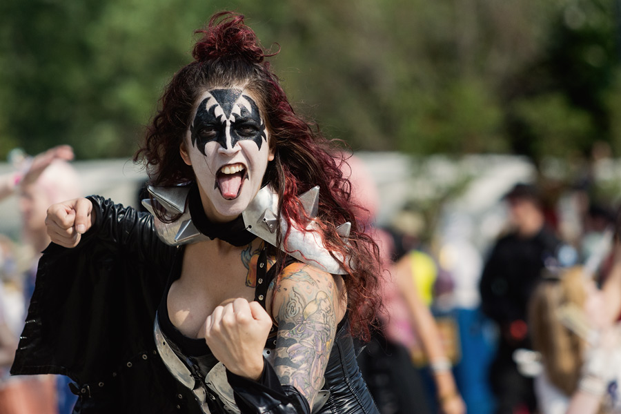 KISS cosplay parade photo