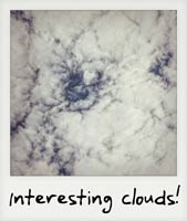 Interesting clouds!
