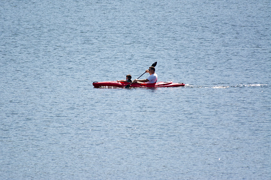Kayaking at Lafayette Reservoir photo