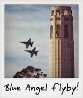 Blue Angel flyby!