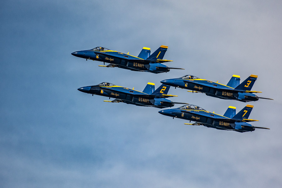 Blue Angels 4 formation Fleet Week 2015 photo