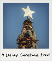 A DisneyLand Christmas tree!