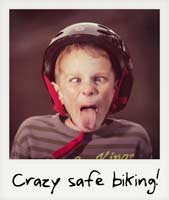 Crazy safe biking!