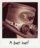 A bat hat!