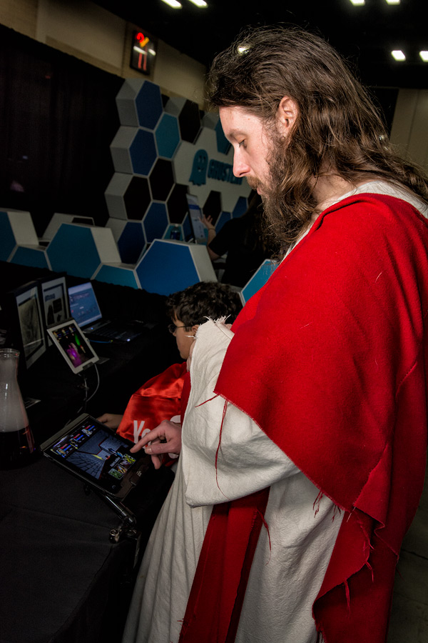 Jesus cosplay at PAX South