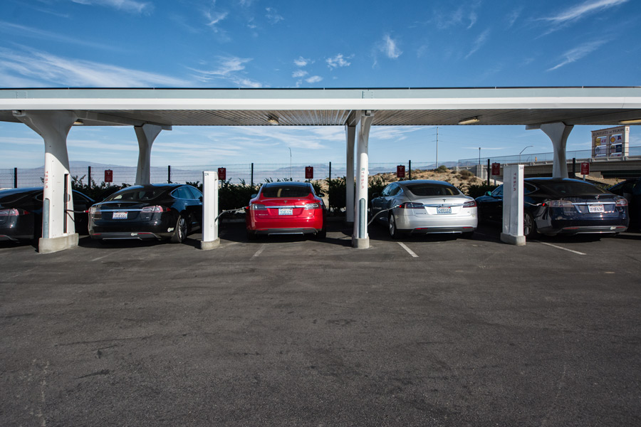 Tesla Model S cars at Tejon Ranch photo