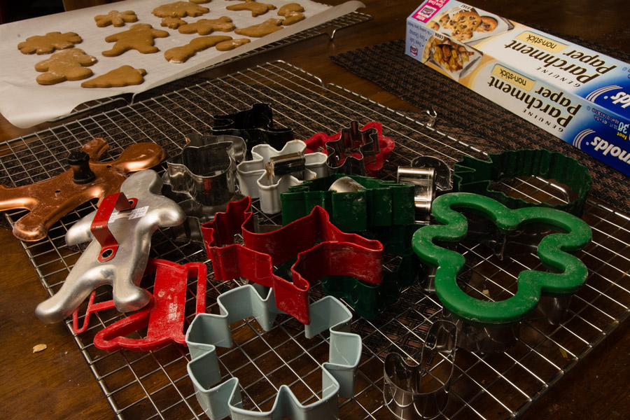 Christmas cookie cutters photo