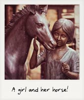 A girl and her horse!
