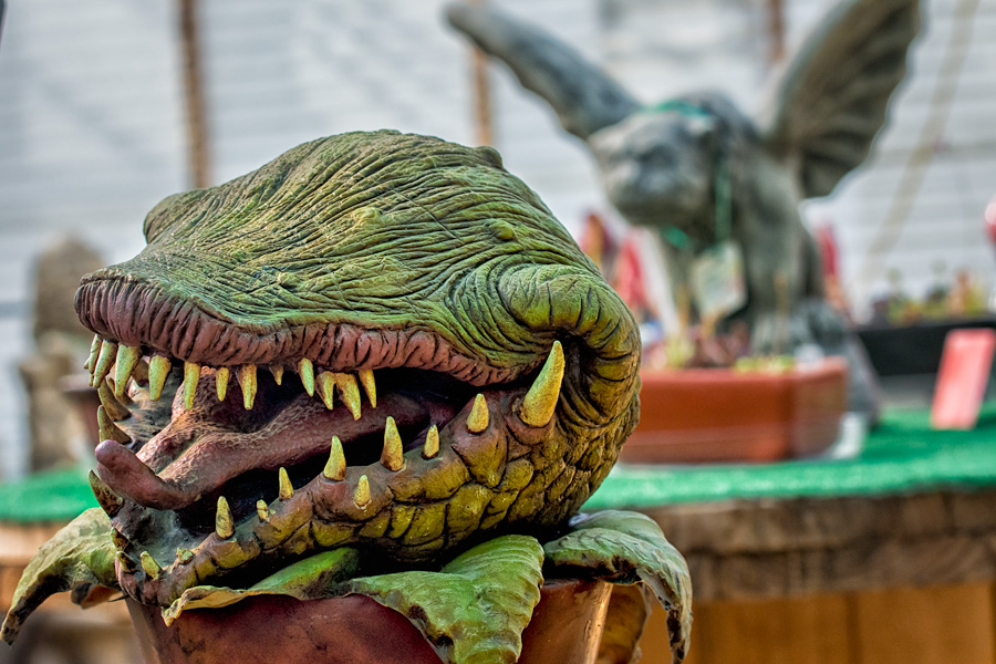 Audrey II sculpture in Half Moon Bay photo
