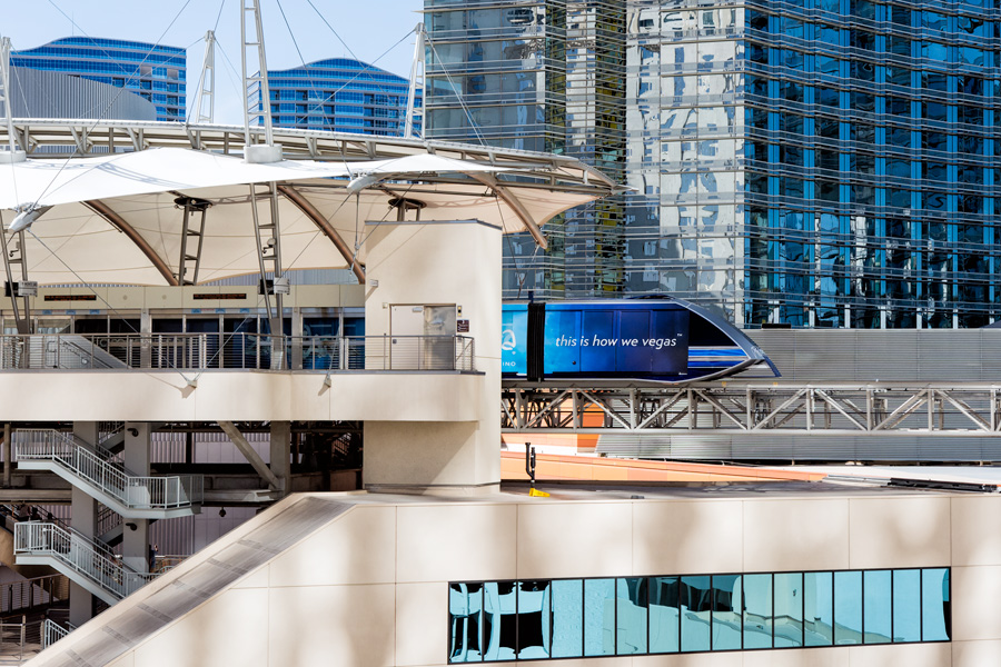 This is how we Vegas logo on Aria Express photo