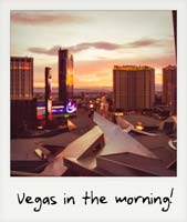 Las Vegas in the morning!