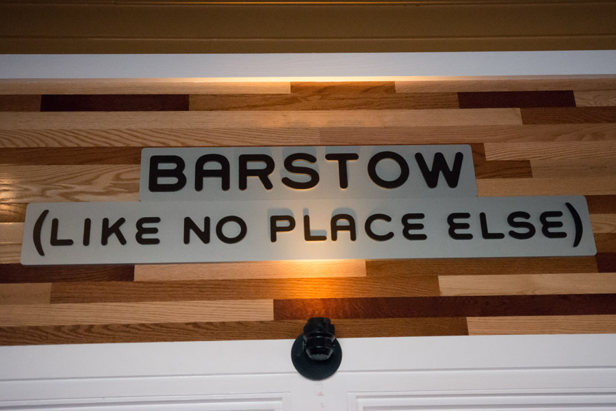 Barstow Like no place else sign photo