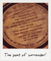 The point of surrender! The point of surrender!