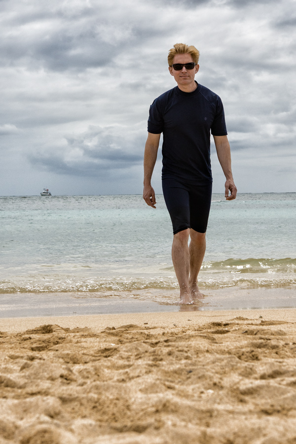 Brent Allen Thale on Waikiki beach photo