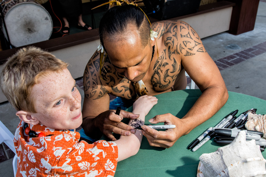 Hawaii sharpie skull tattoo photo