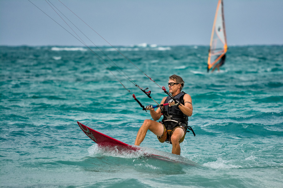 Windsurfers in Hawaii photo