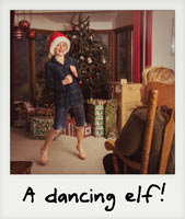 A dancing elf!