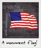 A monument flag!