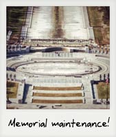 Memorial maintenance!