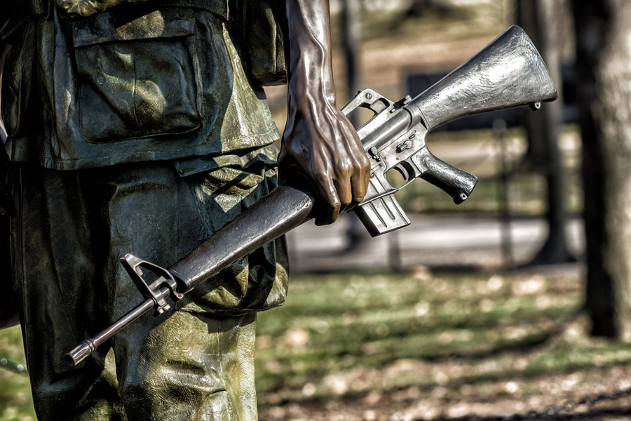 Viet Nam Memorial M-16 photo