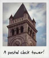 A postal clock tower!