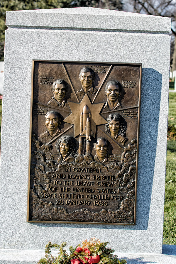 Challenger VII memorial at Arlington Cemetery photo