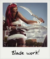Blade work!