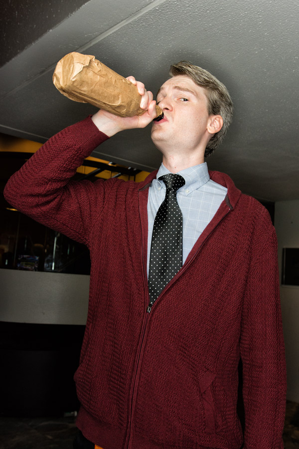Drunk Mister Rogers cosplay photo