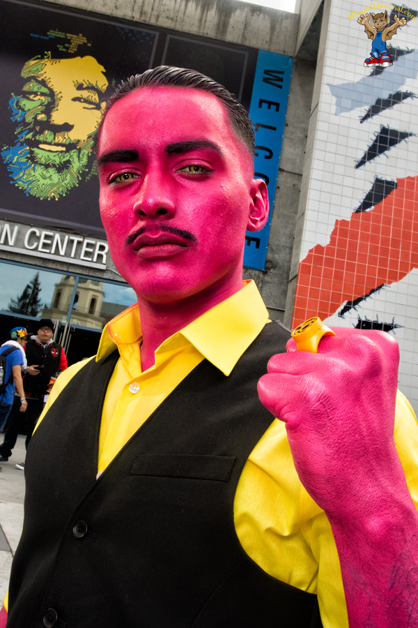 Woz and Sinestro cosplay photo