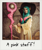 A pink staff wizard!