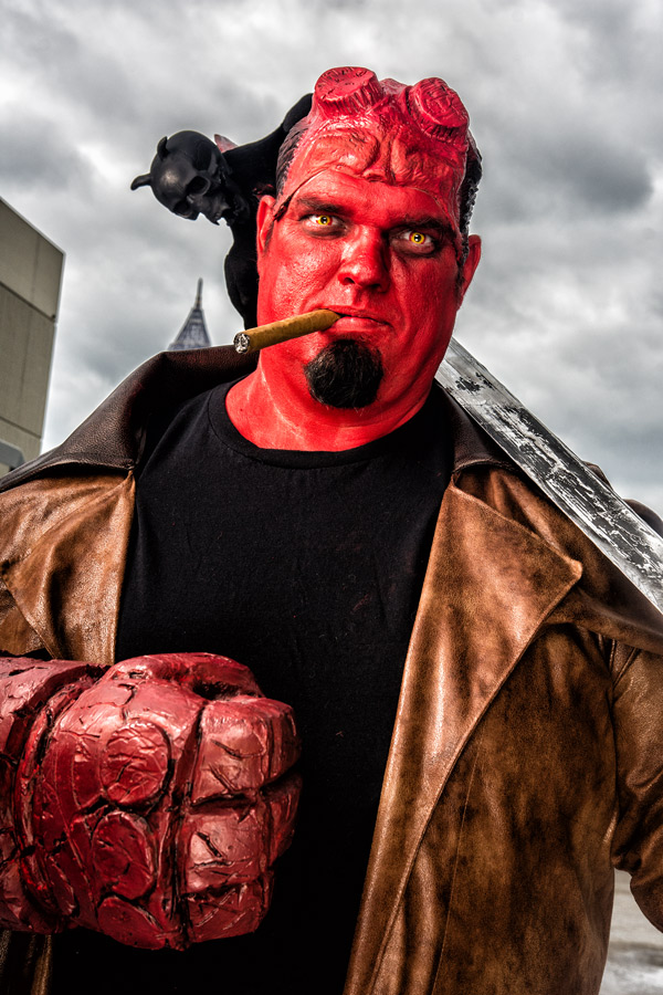 Hellboy cosplay photo