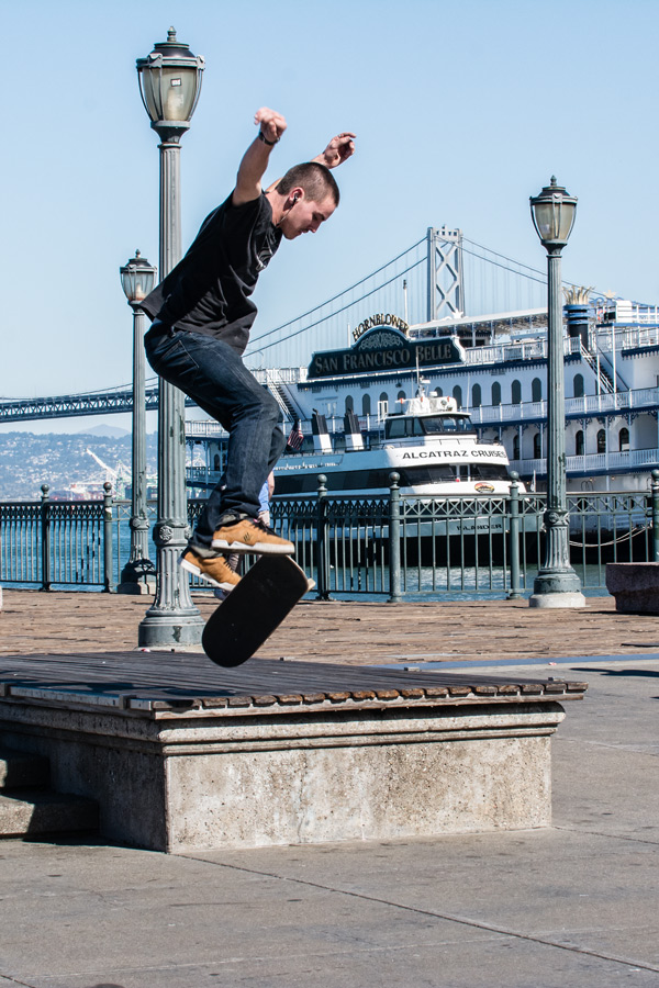 Skateboarder San Francisco photo
