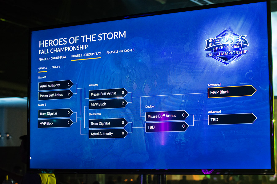 Blizzcon 2016 HotS brackets photo