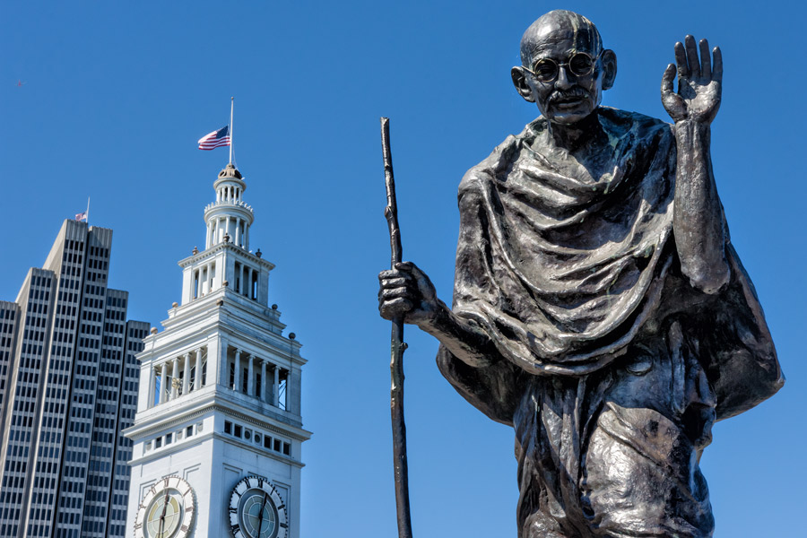 San Francisco Gandhi statue photo