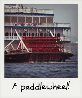 A paddlewheel!