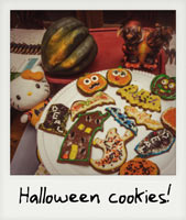 Halloween cookies!