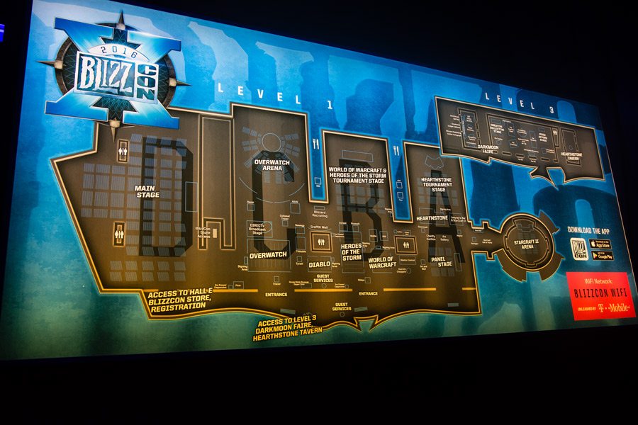 Blizzcon 2016 layout photo