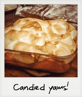 Candied yams!