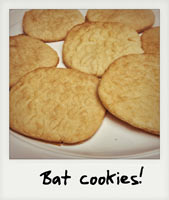 Bat cookies!