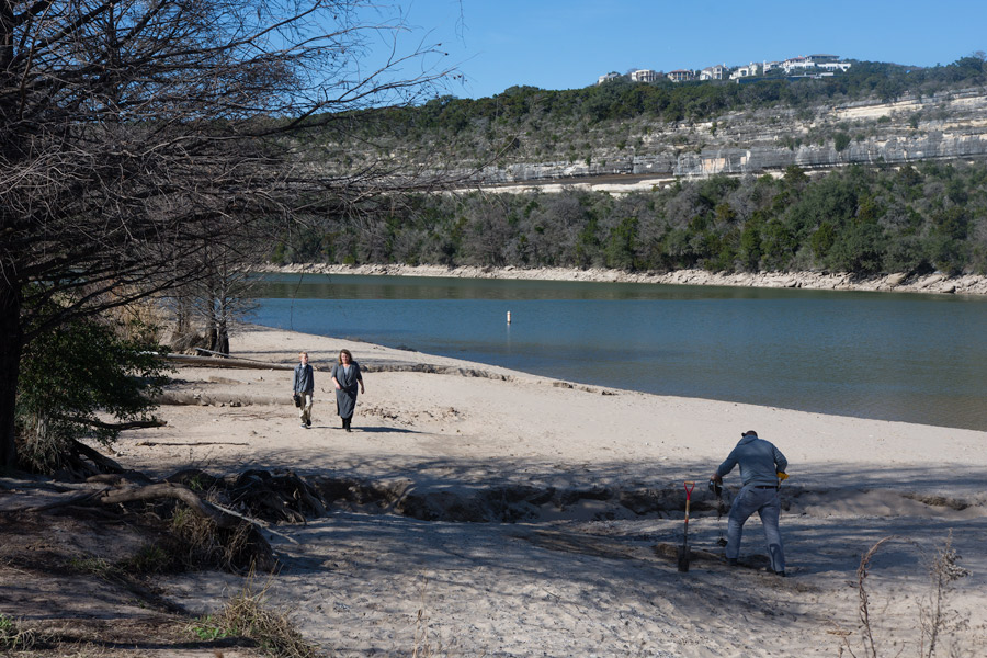 Low water lake austin photo