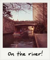 On the River Walk!
