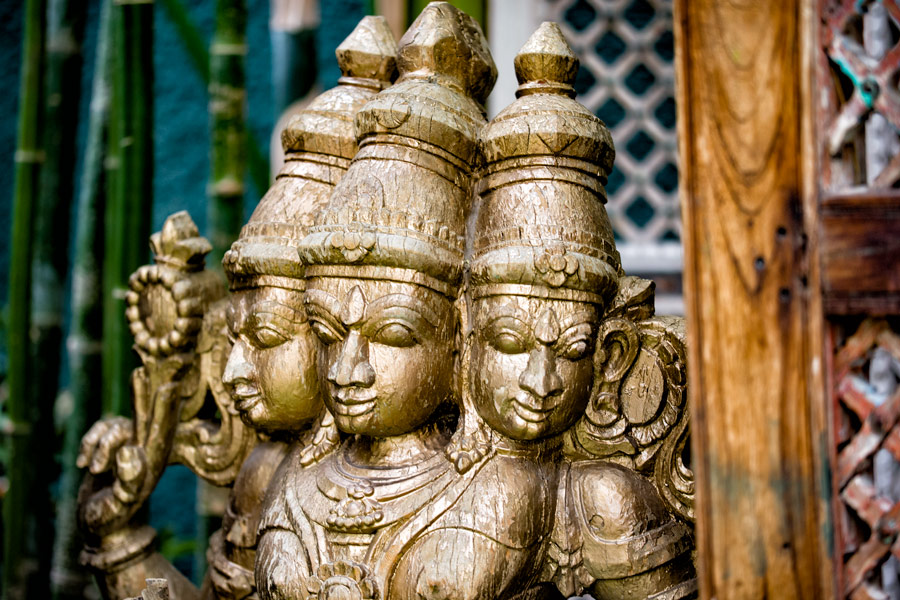 Golden Indian gods Las Vegas photo