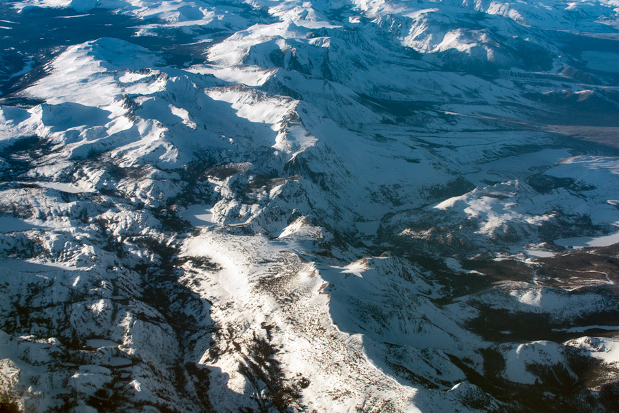 Sierra snowpack photo