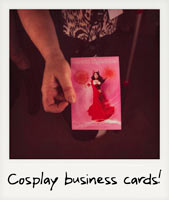 Cosplay business card!