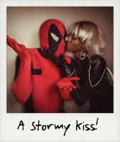 A Stormy kiss!