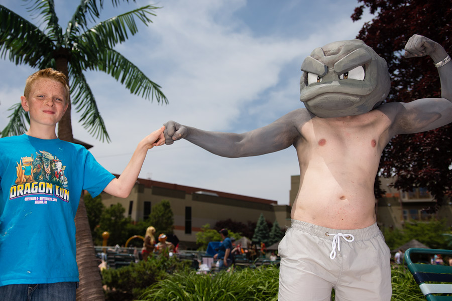 Geodude fistbump photo