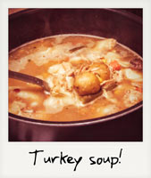Turkey soup!
