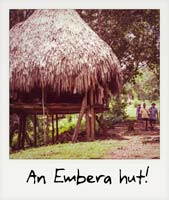 An Embera hut!