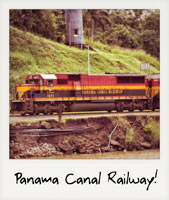 The Panama Canal Railway!